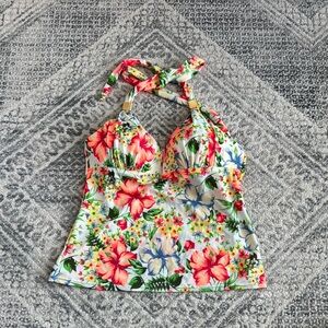 Victoria's Secret Floral Bikini Top - Multicolor
